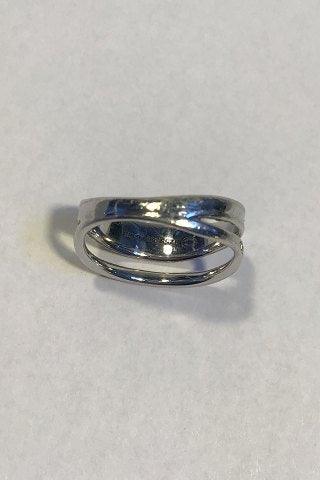 Georg Jensen Sterling Sølv Ring 0.17ct Marcia No 618B - Danam Antik