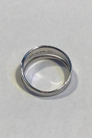 Georg Jensen Sterling Sølv Ring 0.17ct Marcia No 618B - Danam Antik