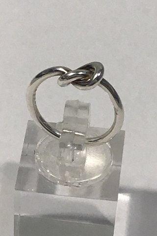 Georg Jensen Sterling Sølv Ring Love Knot No A44B - Danam Antik