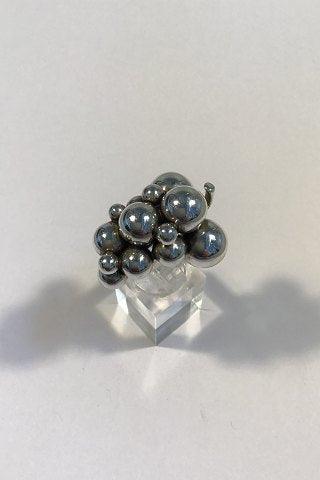 Georg Jensen Sterling Sølv Ring Moonlight Grapes - Danam Antik