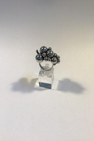 Georg Jensen Sterling Sølv Ring Moonlight Grapes - Danam Antik