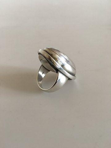 Georg Jensen Sterling Sølv Ring No 46E med Sølvsten - Danam Antik