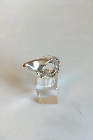 Georg Jensen Sterling Sølv Ring No 477, Designed af Allan Scharf - Danam Antik