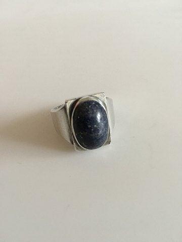 Georg Jensen Sterling Sølv Ring No 84A med Lapis Lazuli - Danam Antik