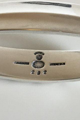 Georg Jensen Sterling Sølv Serveitring Rune No 202 - Danam Antik