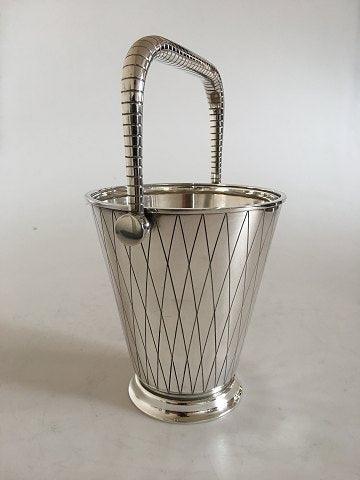 Georg Jensen Sterling Sølv Sigvard Bernadotte Is Spand No 819D - Danam Antik