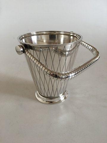 Georg Jensen Sterling Sølv Sigvard Bernadotte Is Spand No 819D - Danam Antik