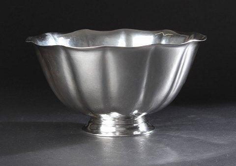 Georg Jensen Sterling Sølv Stor Skål No 522B - Danam Antik