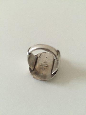 Georg Jensen Trane Sterling Sølv Ring No 75 - Danam Antik