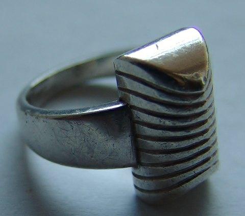 Hans Hansen Moderne Sterling Sølv Ring - Danam Antik