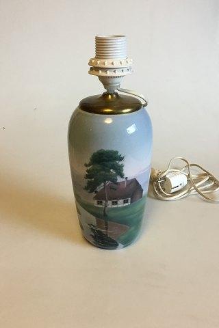 Heubach Porcelæns vase omformet til lampe - Danam Antik