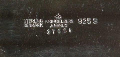 Hingelberg Sterling Sølv Skål No 37005 - Danam Antik