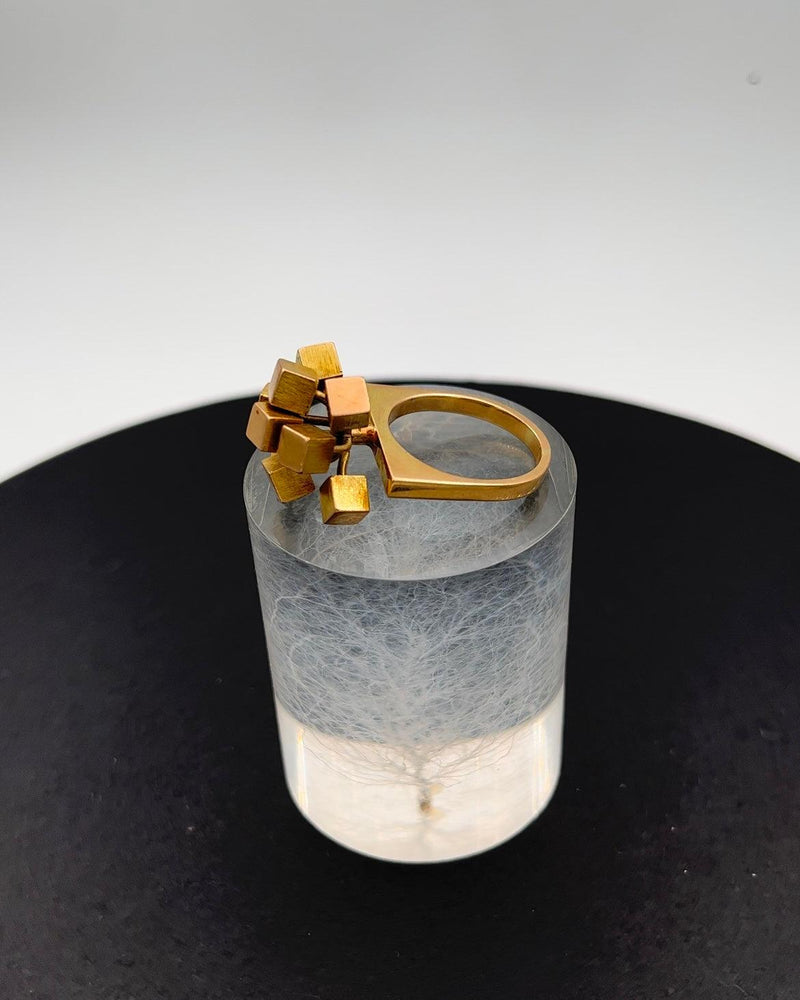 Hans Hansen 14 Kt Guld Ring Moderne - Danam Antik