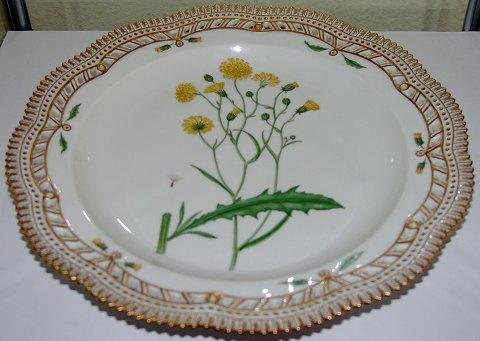 Kongelig Porcelæn Flora Danica Gennembrudt Fad eller Buffet Tallerken 20/3574 nyt nummer 381 - Danam Antik