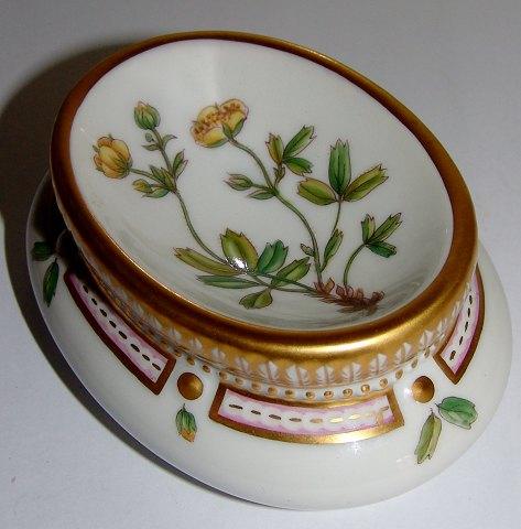 Kongelig Porcelæn Flora Danica Saltskål, Sæbeskål eller brevvægt 20/3557 - Danam Antik