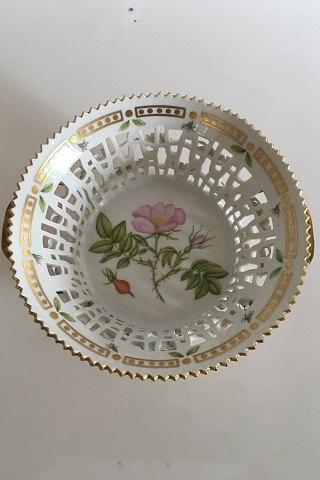 Kongelig Porcelæn Flora Danica Stor Frugt skål 20/3534 eller 397 - Danam Antik