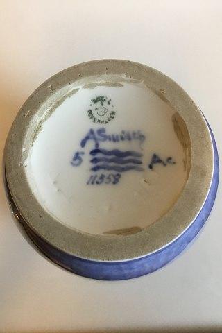 Kongelig Porcelæn Unika vase af Anna Smith fra 1914 - Danam Antik