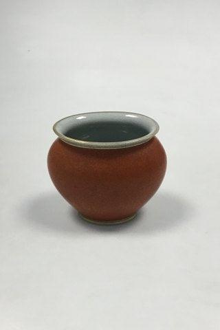 Lyngby Porcelæn Krakelé vase - Danam Antik