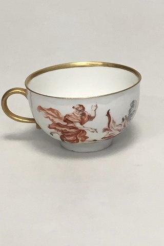 Meissen Porcelænskop i overglasur med klassisk mytologisk motiv. - Danam Antik