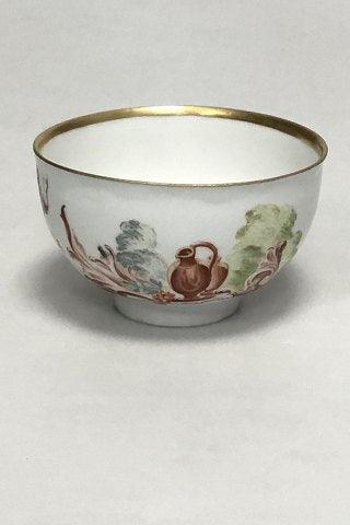 Meissen Porcelænskop i overglasur med klassisk mytologisk motiv. - Danam Antik