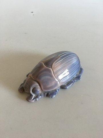 Rørstrand Art Nouveau Figur af Scarab Bille - Danam Antik