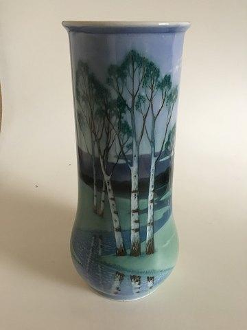 Rørstrand Art Nouveau vase af Nils Emil Lundström 38cm - Danam Antik