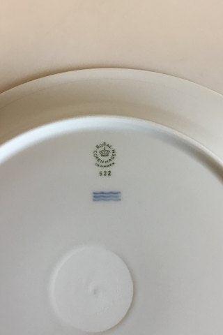 Royal Copenhagen Alev Siesbye, Hvid/Leda Frokosttallerken No 622 - Danam Antik