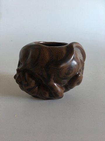 Royal Copenhagen Art Nouveau Frø/Fabel Dyr Vase No 9 - Danam Antik