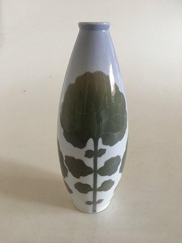 Royal Copenhagen Art Nouveau Grøn Vase No 312/199 - Danam Antik