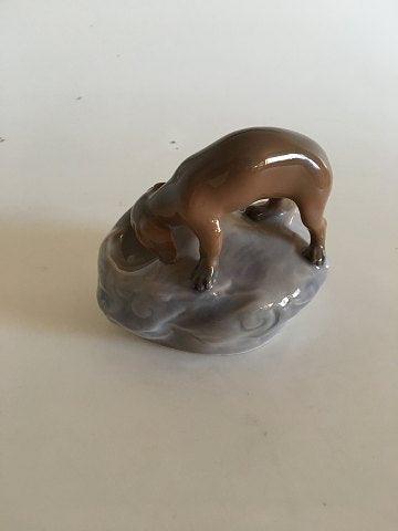 Royal Copenhagen Art Nouveau Hund på høj No skål 693. Måler 11cm høj, perfekt stand og 1st sortering - Danam Antik