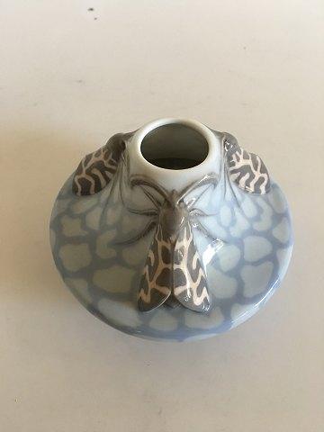 Royal Copenhagen Art nouveau Natsværmer vase No 318/20 - Danam Antik