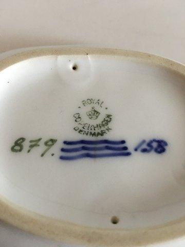 Royal Copenhagen Art Nouveau Skål med fisk No 879 - Danam Antik