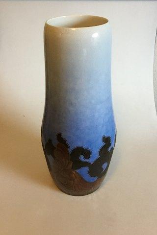 Royal Copenhagen Art Nouveau Unika Vase af Hans Flygering fra 1915 med Bindesbøll ornamentik - Danam Antik