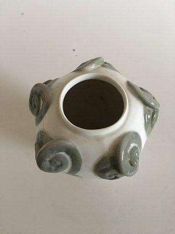 Royal Copenhagen Art Nouveau Vase med bregne design 314/193 - Danam Antik