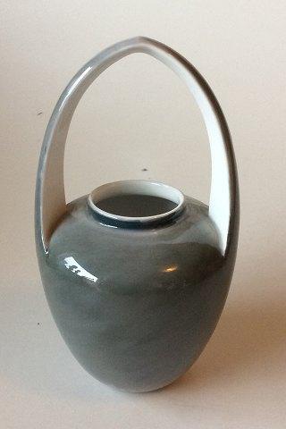 Royal Copenhagen Art Nouveau Vase med Høns No 915/29 - Danam Antik