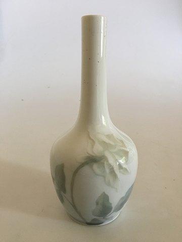 Royal Copenhagen Art Nouveau Vase No. 615/43 med Rose dekoration - Danam Antik