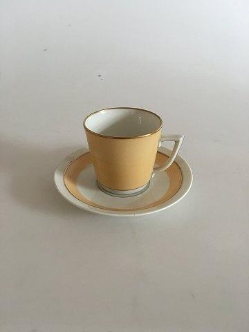 Royal Copenhagen Bernstorff Espresso Kop og Underkop No 9535 - Danam Antik