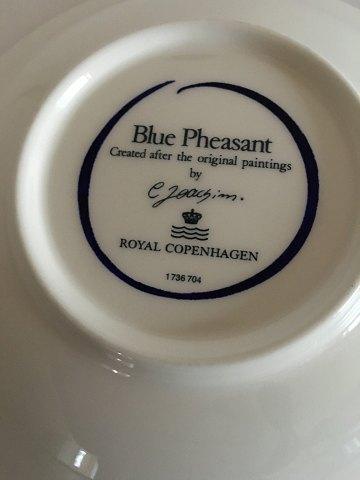 Royal Copenhagen Blå Fasan Dyb Tallerken No 704 - Danam Antik