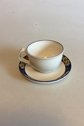 Royal Copenhagen Blå Fasan Kaffekop med underkop No 72 og 73 - Danam Antik