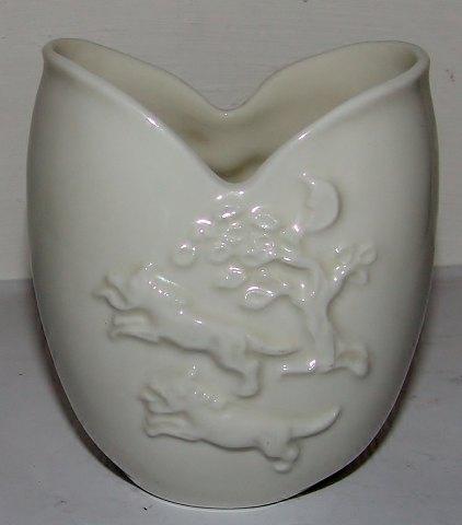 Royal Copenhagen Blanc de Chine Vase af Bode Willumsen No 20497 - Danam Antik