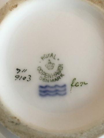 Royal Copenhagen Brun Iris Tekande No 9103 - Danam Antik