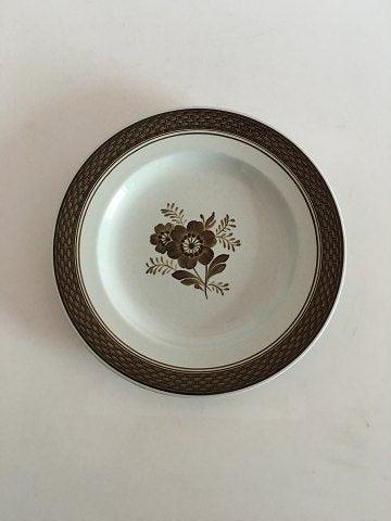 Royal Copenhagen Brun Tranquebar Frokosttallerken No 946 - Danam Antik