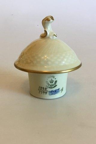 Royal Copenhagen Creme Svejfet med Guld (Stel 1235) Kaffekande No 1794 - Danam Antik