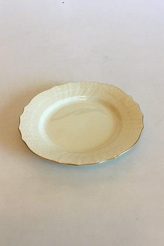 Royal Copenhagen Creme Svejfet med Guld (Stel 1235) Kagetallerken No 1626 - Danam Antik