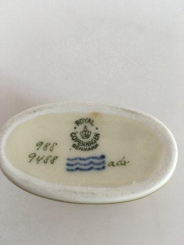 Royal Copenhagen Dagmar Oval Cigaretholder / Tandstikholder nr. 9488 - Danam Antik