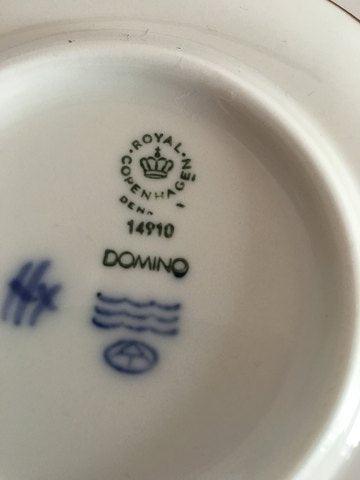 Royal Copenhagen Brun Domino Kaffekop med underkop No 14910 - Danam Antik