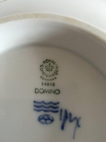 Royal Copenhagen Domino Sauceskål på fast fad No 14916 - Danam Antik