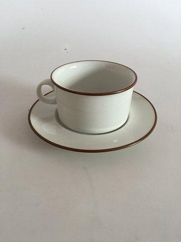 Royal Copenhagen Brun Domino Te Kop No 14911 - Danam Antik