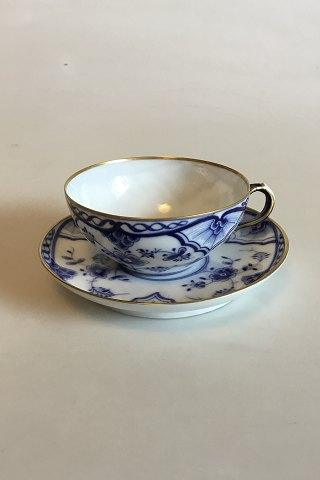 Royal Copenhagen Et sæt Flagermusstel med guld, Frokostservice. Designet af Arnold Krogh, ca. 1900 - Danam Antik