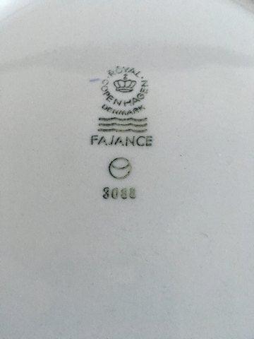 Royal Copenhagen Fajance Blåkant Smørbrik No 3088 - Danam Antik